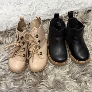 Old Navy Black and Tan Kids Boot bundle